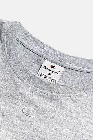 Gri Melanj O Yaka T-Shirt_3