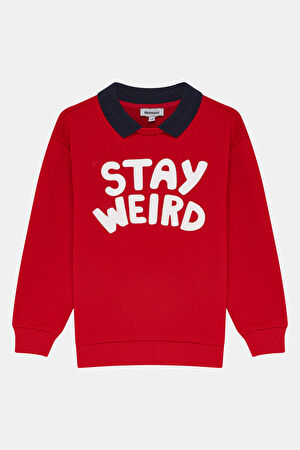Kırmızı Sweatshirt