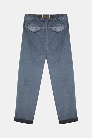 Lacivert Boru Paça Pantolon_2