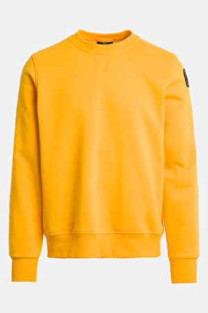 Sarı Bisiklet Yaka Sweatshirt