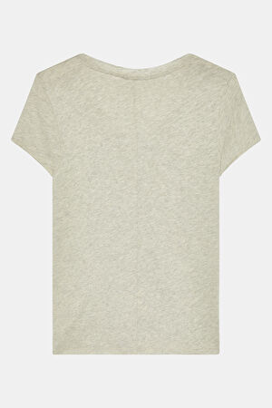 Açık Gri V Yaka T-Shirt_2