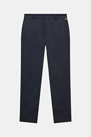 Elia Twill Peach Lacivert Pantolon