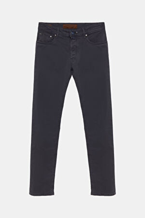 İndigo Boru Paça Jean Pantolon