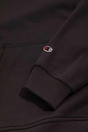 Antrasit Relax Kalıp Kapüşonlu Sweatshirt_4