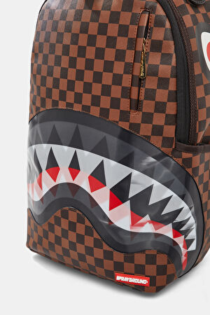 Sharks In Paris Lenticular Chomp Kahve Desenli Çanta_6