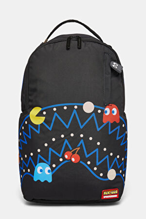 Pac-Man Play Siyah Desenli Çanta