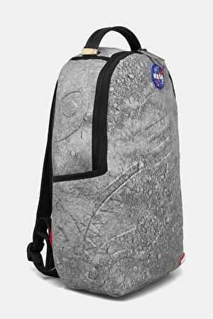 Nasa Footprint Açık Gri Desenli Çanta_2