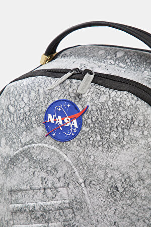 Nasa Footprint Açık Gri Desenli Çanta_5