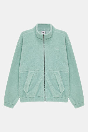Mint Relax Kalıp Dik Yaka Sweatshirt