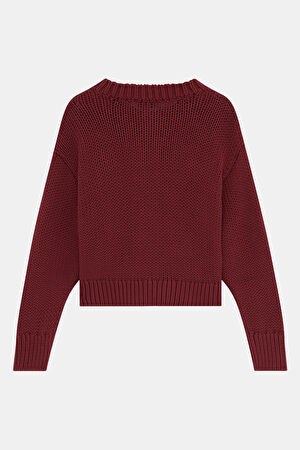 Bordo Triko Hırka_2