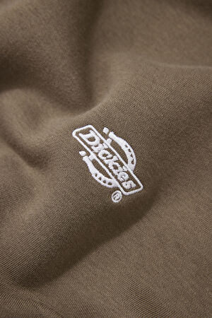 Kahve Relax Kalıp Kapuşonlu Sweatshirt_4