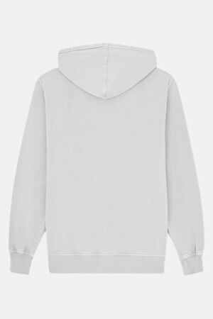 Açık Gri Relax Kalıp Kapuşonlu Sweatshirt_2