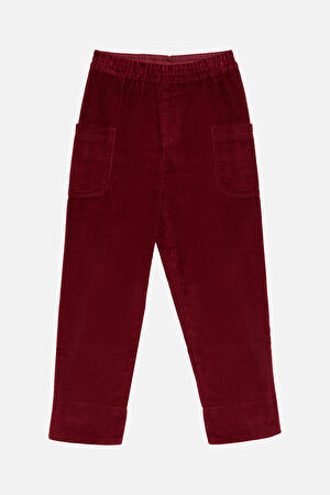 Bordo Boru Paça Pantolon