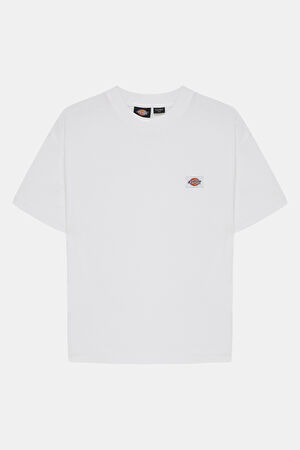 Dar Kalıp Beyaz O Yaka T-Shirt