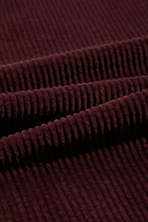 Relax Kalıp Bordo Boru Paça Pantolon_5
