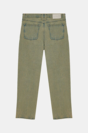 Oversize Mavi Bol Paça Kot Jean Pantolon_2