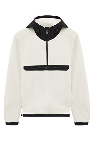 Krem Kapüşonlu Sweatshirt
