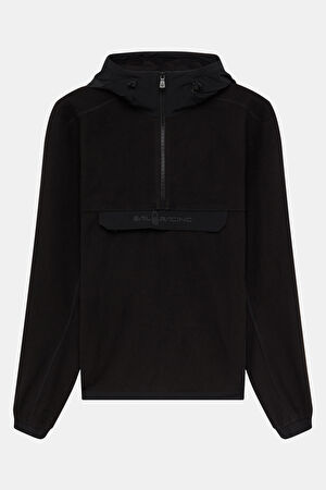 Siyah Kapüşonlu Sweatshirt