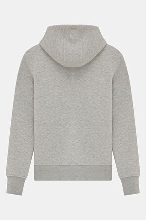 Gri Kapüşonlu Sweatshirt_2