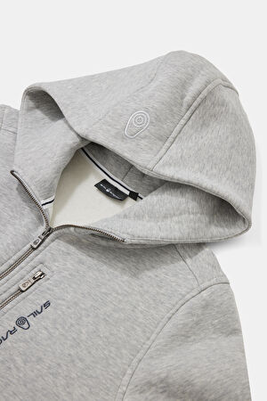 Gri Kapüşonlu Sweatshirt_3