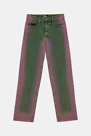 Yeşil Boru Paça Pantolon