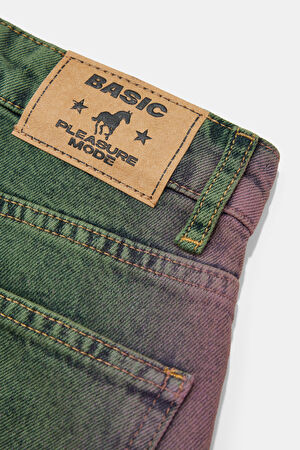 Yeşil Boru Paça Pantolon_5