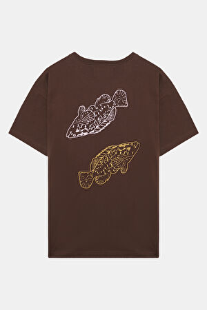 Orfoz Balıklı Organik Unisex T-Shirt_2