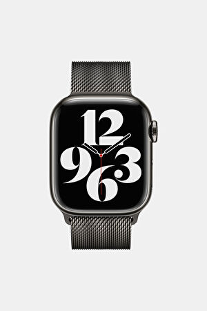 Apple Watch 41 mm Grafit Milano Loop Kordon_3