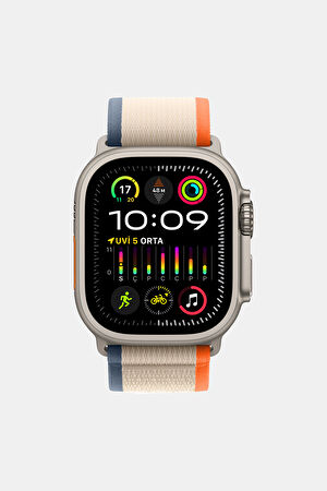 Apple Watch 49 mm Turuncu/Bej Trail Loop Kordon_3