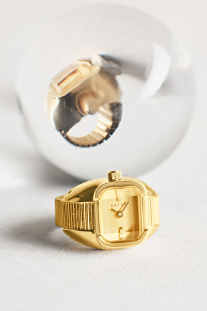 Nocturne Gold Expandable Yüzük Saat 16 mm_8