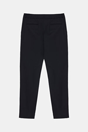 Lacivert Dar Paça Pantolon_2