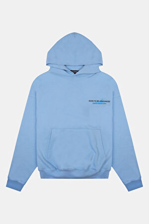 Equus Olimpica Açık Mavi Relax Kalıp Kapüşonlu Sweatshirt