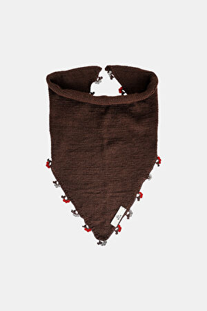 Kahve Yün Bandana