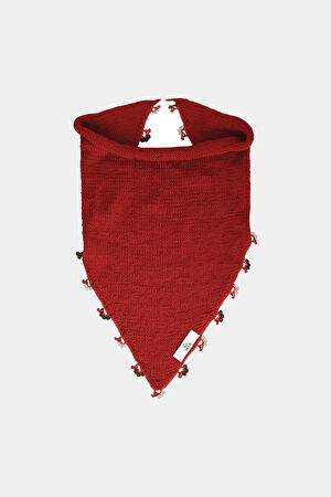 Kırmızı Yün Bandana