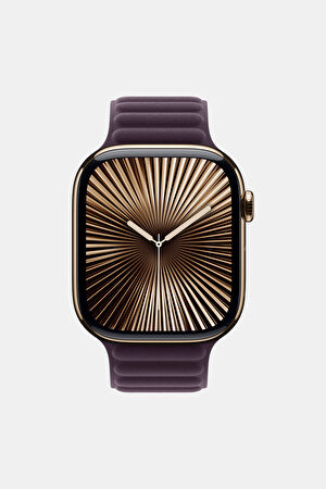 Apple Watch 46mm Böğürtlen Baklalı Spor Kordon - M/L