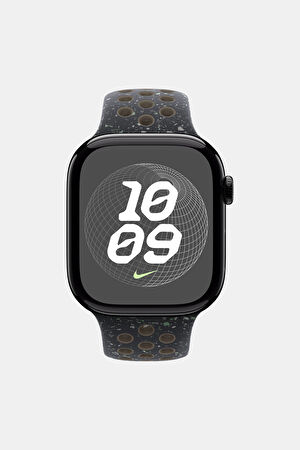 Apple Watch 46mm Nike G. Siyahı Spor Kordon - M/L