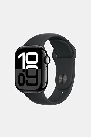 Watch Series 10 GPS + Cellular 42mm Jet Siyah Alüminyum Kasa Siyah Spor Kordon - S/M_2