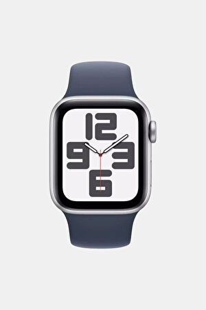 Watch SE GPS 40mm Gümüş Alüminyum Kasa Fırtına Mavisi Spor Kordon - S/M