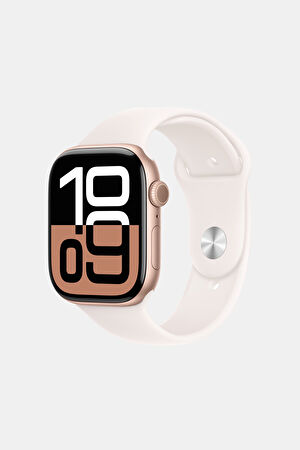 Watch Series 10 GPS + Cellular 42mm Rose Gold Alüminyum Kasa Light Blush Spor Kordon - S/M_2