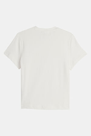 X Wales Bonner Relax Kalıp Beyaz O Yaka T-Shirt_2