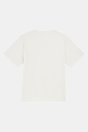 X Wales Bonner Relax Kalıp Beyaz Bisiklet Yaka T-Shirt_2