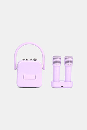 SongBird-SE Lila Çift Mikrofonlu 18W Bluetooth Hoparlör_4