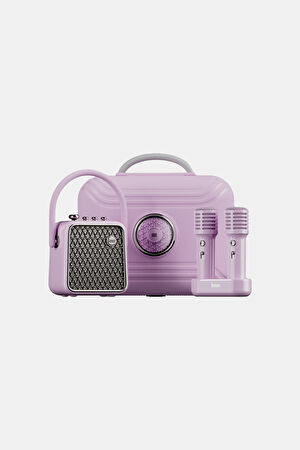 SongBird-SE Lila Çift Mikrofonlu 18W Bluetooth Hoparlör_12