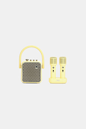 SongBird-SE Sarı Çift Mikrofonlu 18W Bluetooth Hoparlör