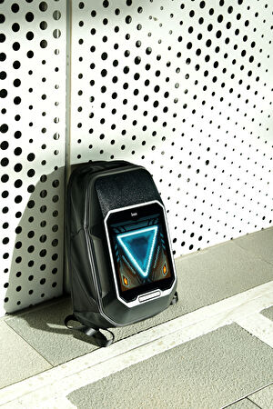Pixoo Cyberbag Siyah Piksel Led Ekranlı Sırt Çantası_14