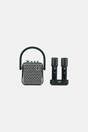 SongBird-SE Siyah Çift Mikrofonlu 18W Bluetooth Hoparlör