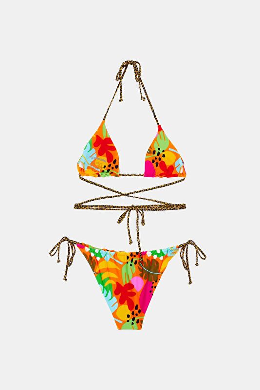 Çok Renkli Desenli Bikini 2