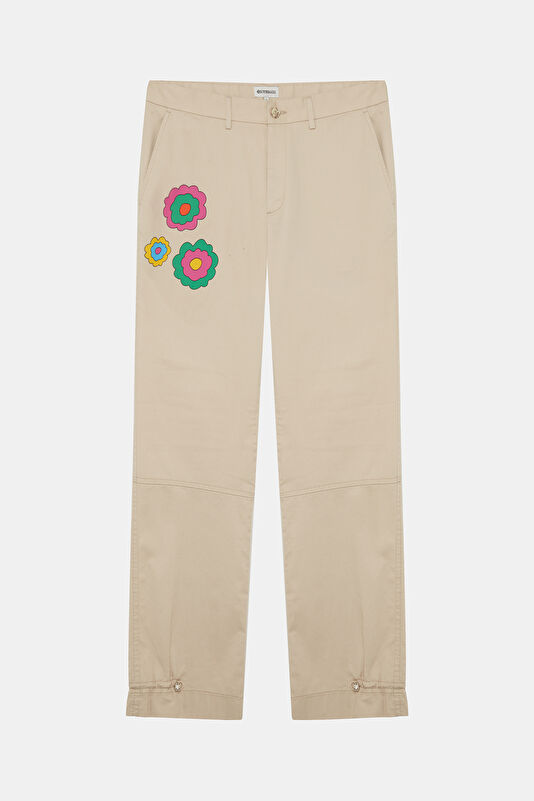 Bej Straight Erkek Pantolon