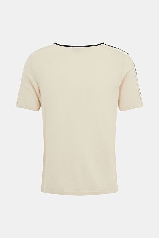 Off-white V-neck men's T-shirt 2