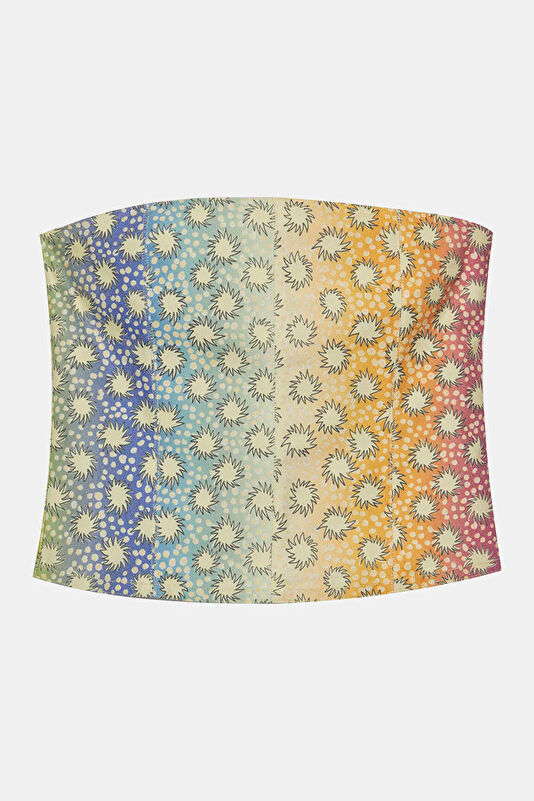Colorful Patterned Women's Blouse